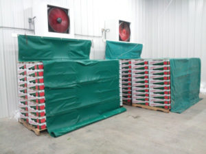 Forced-air Cooling System - Image Provided by the Northwest Berry Foundation
